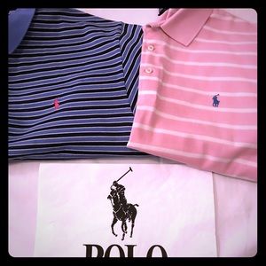 Polo Ralph Lauren 100% Pima Cotton. Bundle of 2.